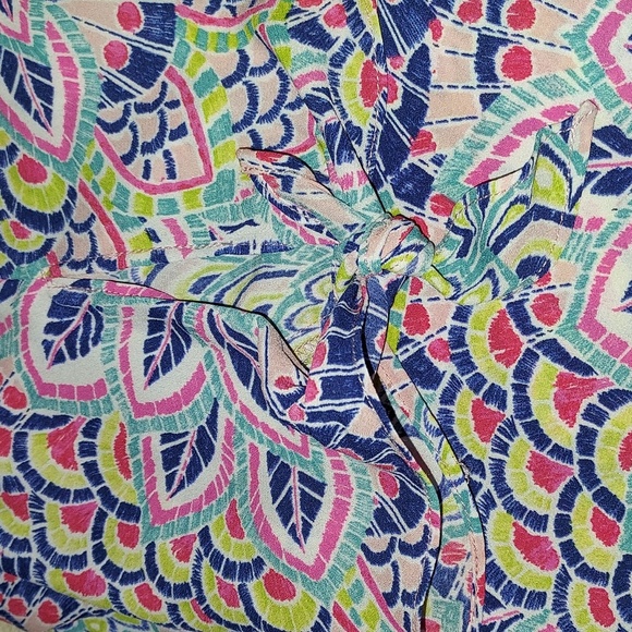 Pappagallo Aloha Pink blouse - Picture 4 of 7